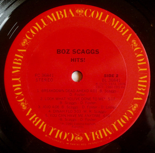 Boz Scaggs - Hits!
