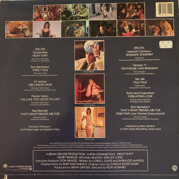 Various - Night Shift - Original Sound Track From The Ladd Company Motion Picture
