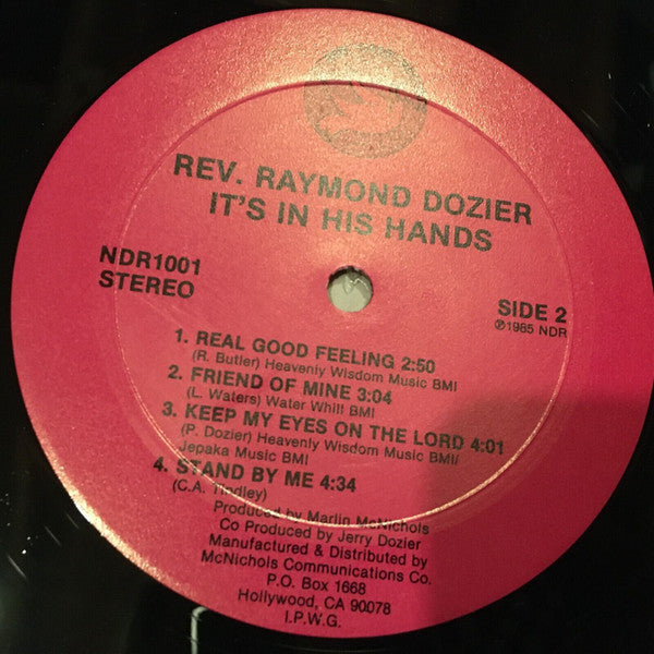 It's In His Hands