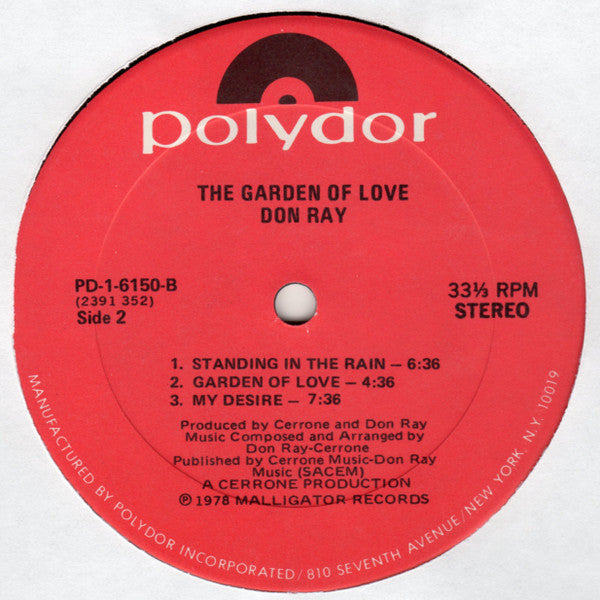 Don Ray - The Garden Of Love