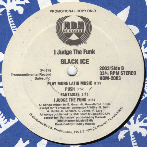 Black Ice - I Judge The Funk