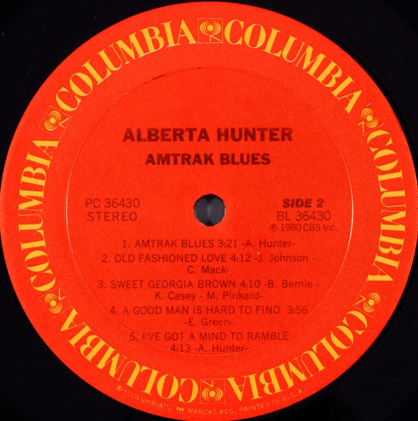 Alberta Hunter - Amtrak Blues