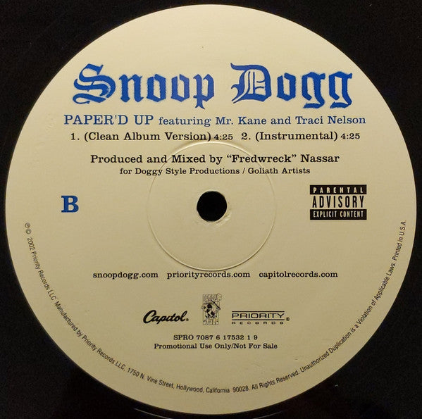 Snoop Dogg - From Tha Chuuuch To Da Palace
