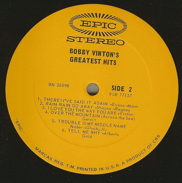 Bobby Vinton's Greatest Hits