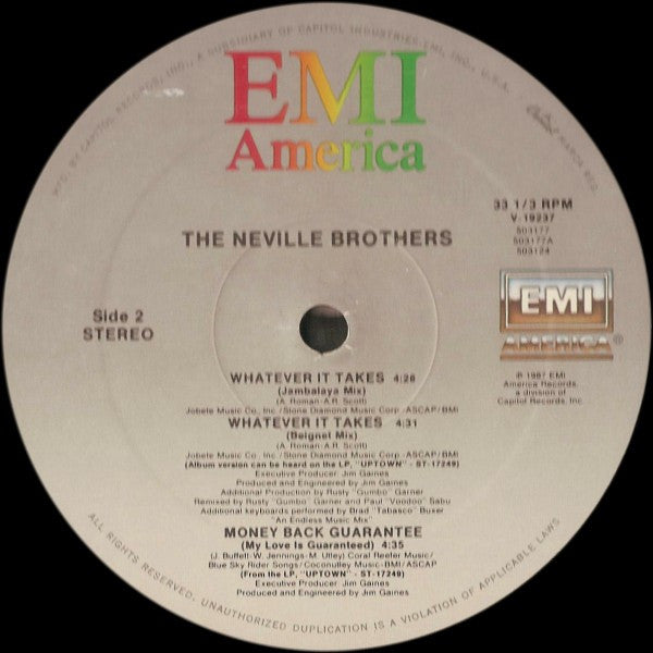 The Neville Brothers - Whatever It Takes