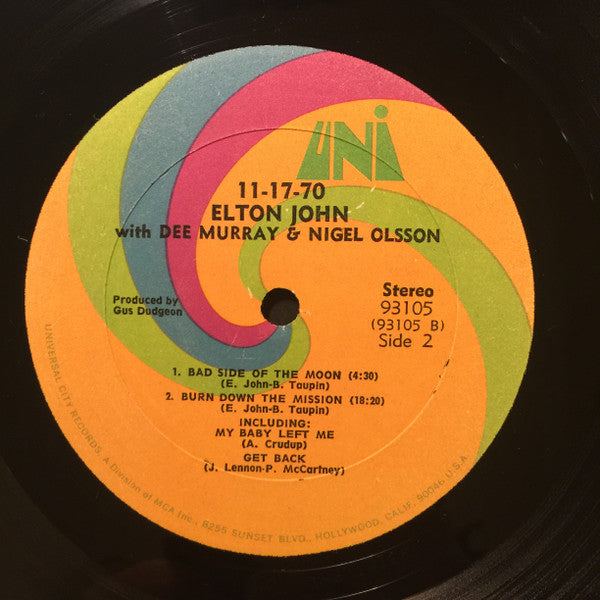 Elton John - 11-17-70