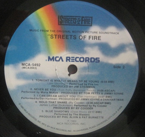 Various - Streets Of Fire - Music From The Original Motion Picture Soundtrack