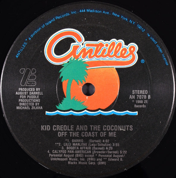 Kid Creole And The Coconuts - Off The Coast Of Me