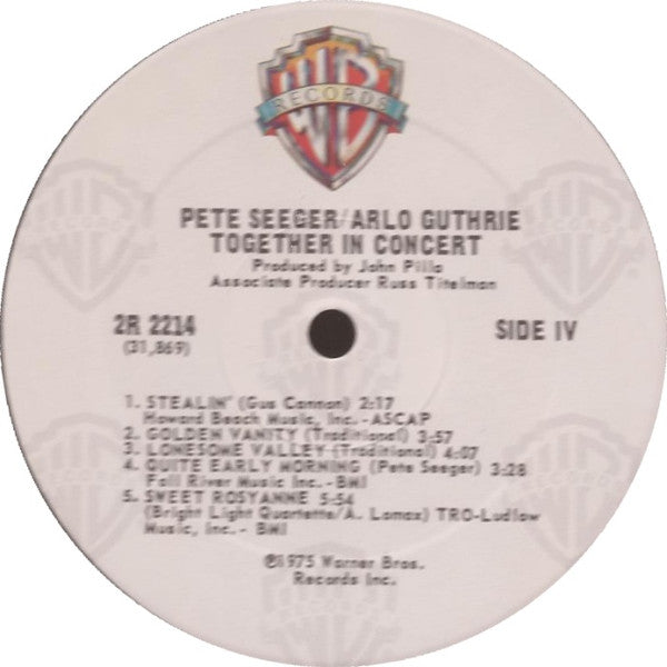 Pete Seeger - Pete Seeger & Arlo Guthrie Together In Concert