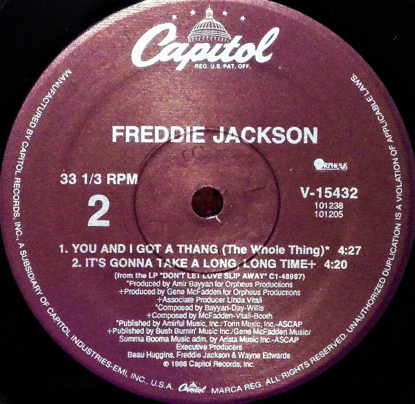 Freddie Jackson - You And I Got A Thang