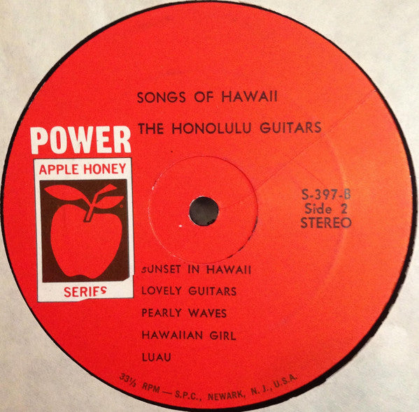 Honolulu Guitars, The - Songs Of Hawaii