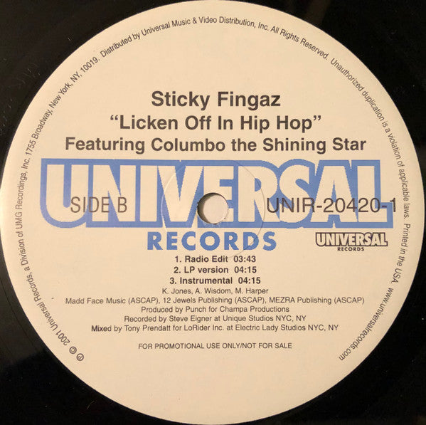 Ghetto / Licken Off In Hip-Hop