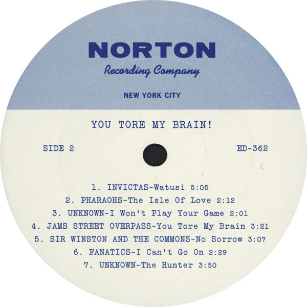 Various - You Tore My Brain! Unissued Sixties Garage Acetates / Volume Five