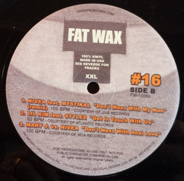 Various - Fat Wax #16