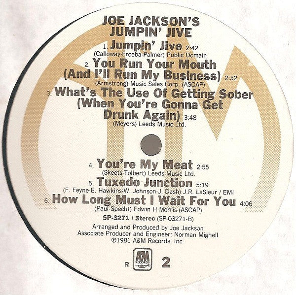 Joe Jackson's Jumpin' Jive - Joe Jackson's Jumpin' Jive