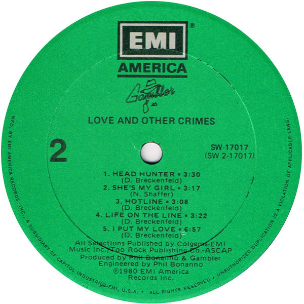 Gambler (5) - Love And Other Crimes