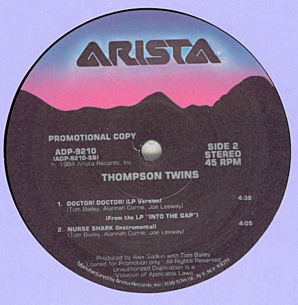 Thompson Twins - Doctor! Doctor!