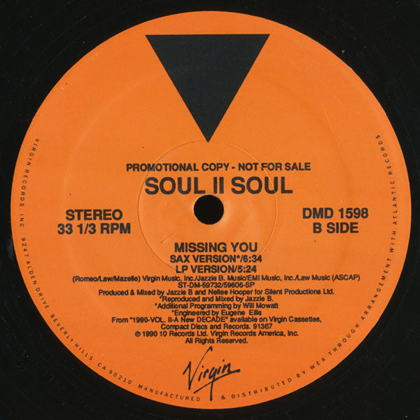 Soul II Soul - Missing You