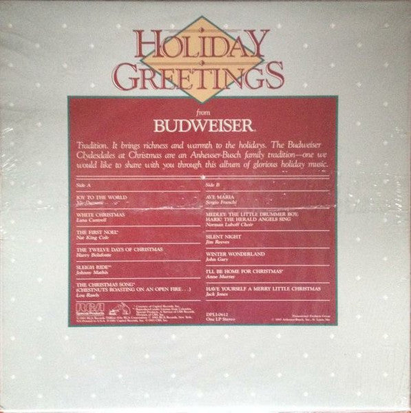 Holiday Greetings: The Budweiser Clydesdales