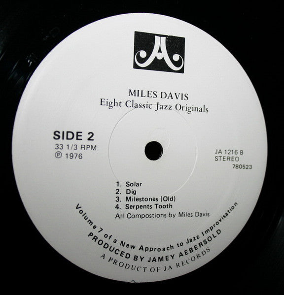 Jamey Aebersold - Miles Davis (Eight Classic Jazz Originals You Can Play)