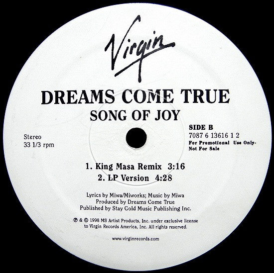 Dreams Come True - Song Of Joy