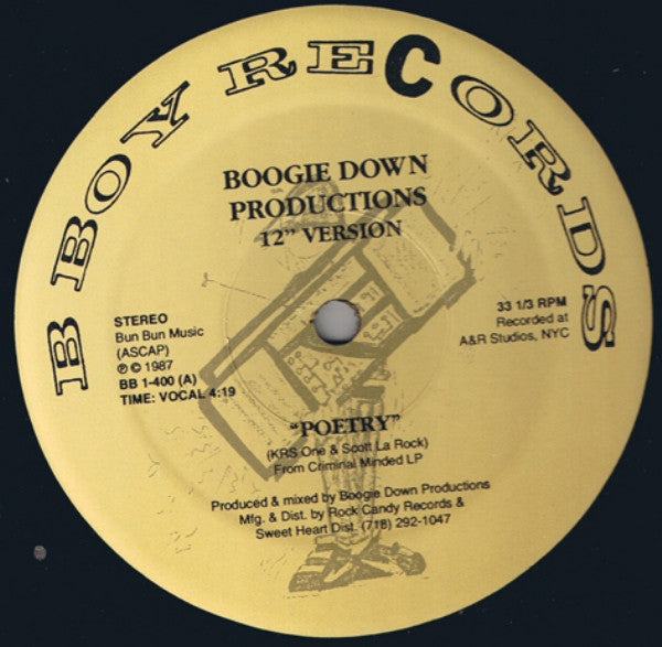 Boogie Down Productions - Poetry