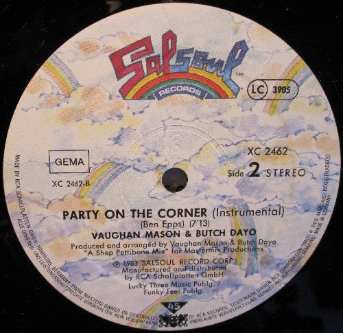 Vaughan Mason - Party On The Corner