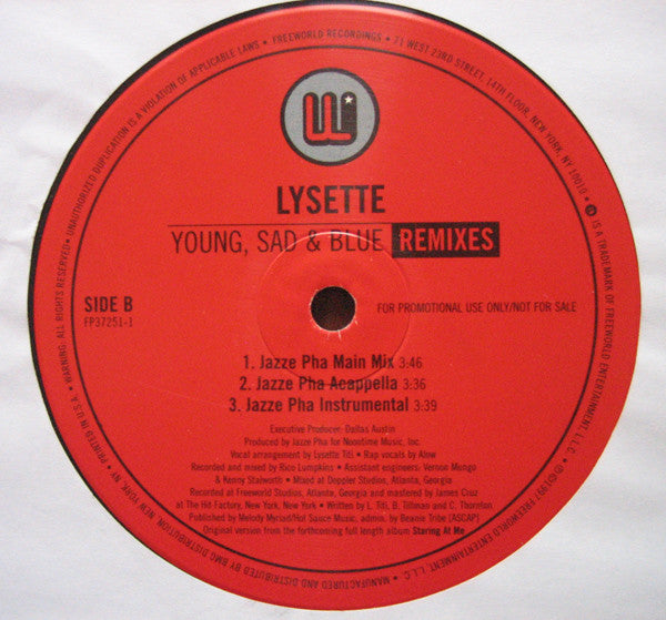 Lysette Titi - Young, Sad & Blue (Remixes)