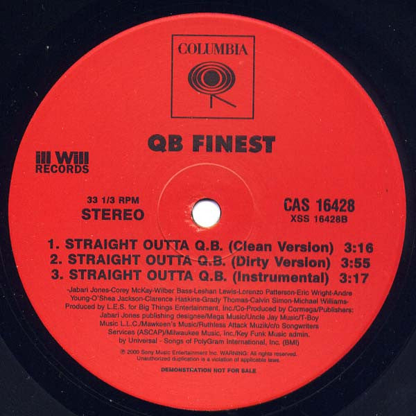 QB Finest - Street Glory
