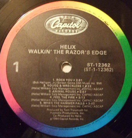 Helix (3) - Walkin' The Razor's Edge