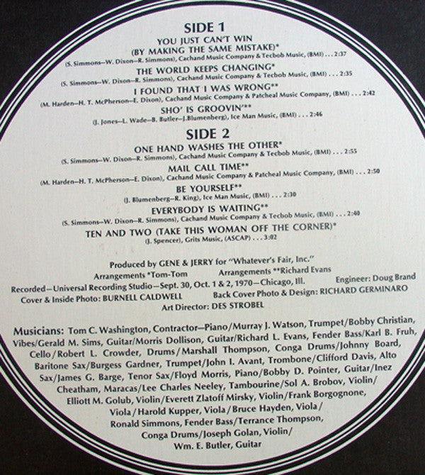 Gene Chandler - Gene & Jerry - One & One