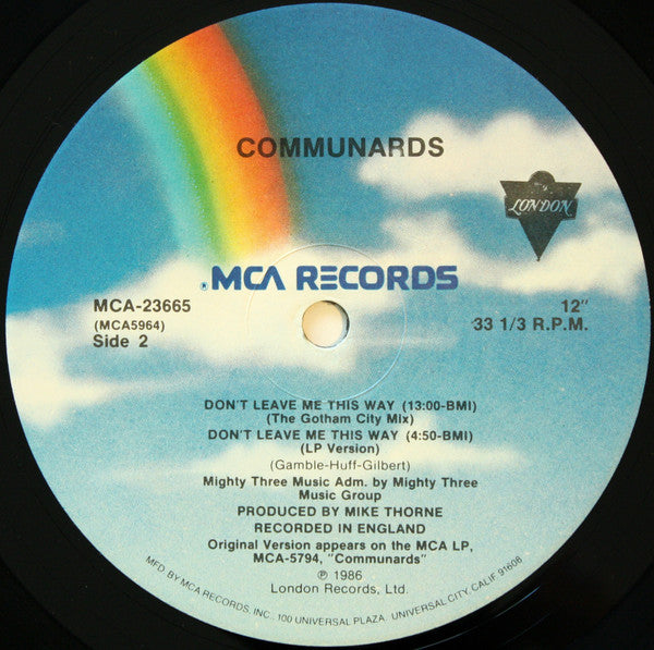 The Communards - Don't Leave Me This Way