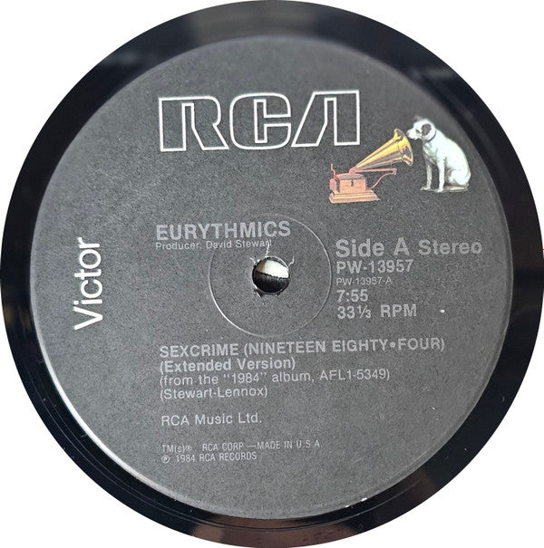 Eurythmics - Sexcrime (Nineteen Eighty-Four)