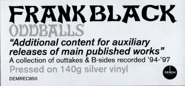 Frank Black - Oddballs