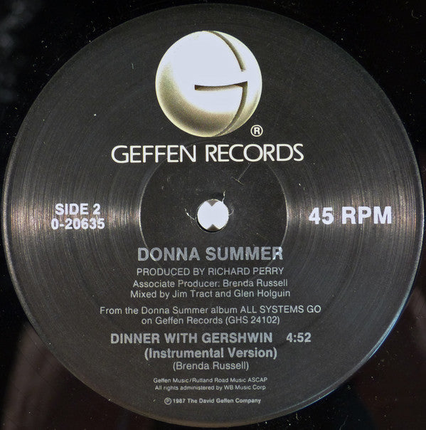 Donna Summer - Dinner With Gershwin