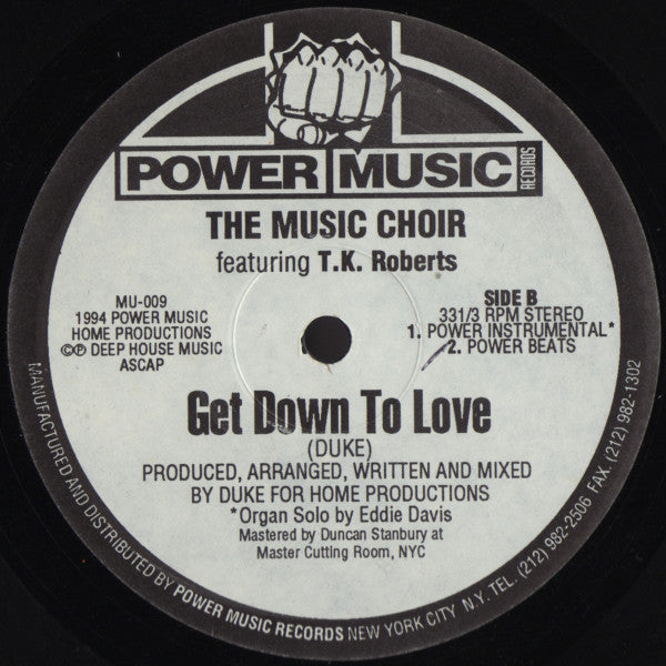 The Music Choir - Get Down To Love