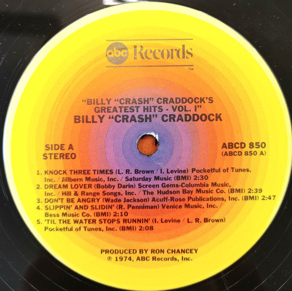 Billy 'Crash' Craddock - Greatest Hits - Volume One