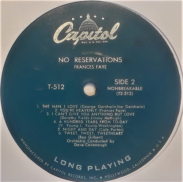 Frances Faye - No Reservations