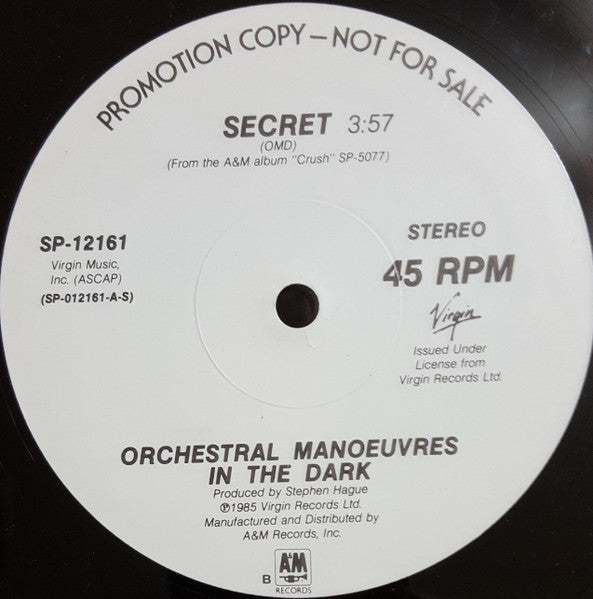 Orchestral Manoeuvres In The Dark - Secret (Specially Remixed Version)