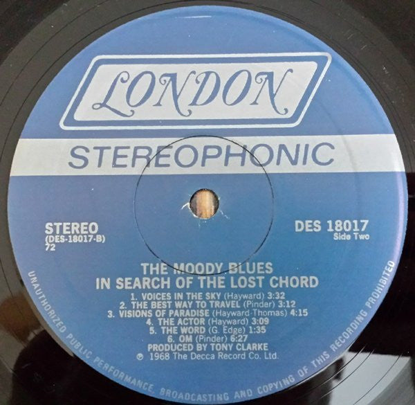 The Moody Blues - In Search Of The Lost Chord