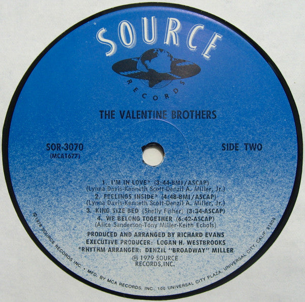 Valentine Brothers, The - The Valentine Brothers