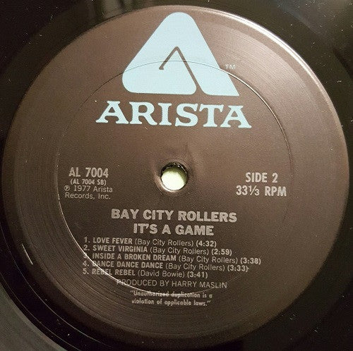 Bay City Rollers - It's A Game