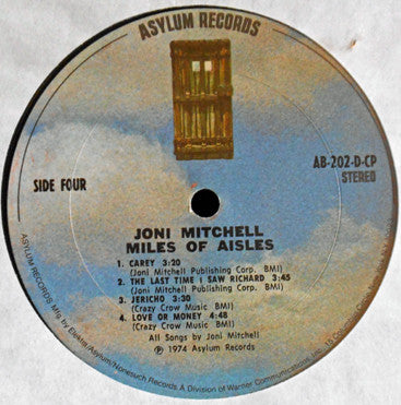 Joni Mitchell - Miles Of Aisles