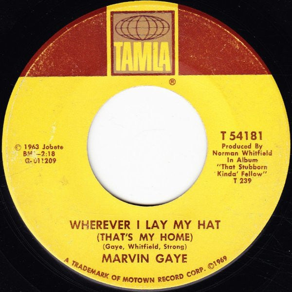 Marvin Gaye - Too Busy Thinking About My Baby / Wherever I Lay My Hat (That's My Home)