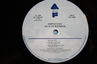 Hampton Hawes - Live At The Montmartre