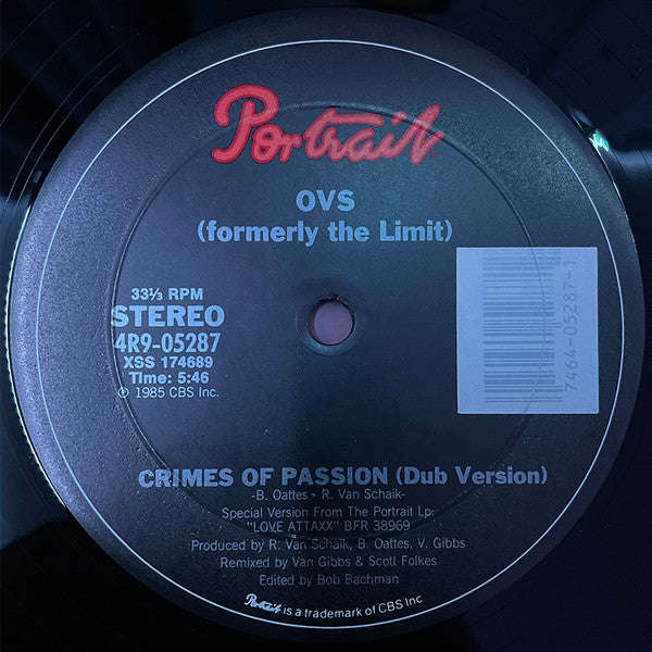Oattes Van Schaik - Crimes Of Passion