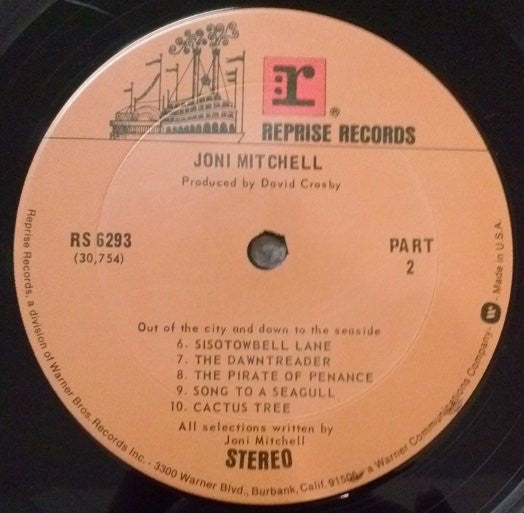 Joni Mitchell - Song To A Seagull