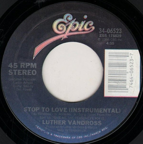 Luther Vandross - Stop To Love