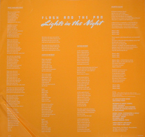 Flash & The Pan - Lights In The Night