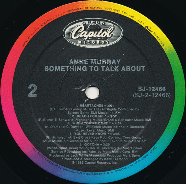 Anne Murray - Something To Talk About